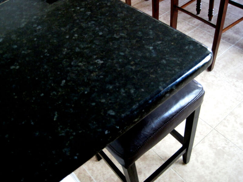 Epoxy adhesive for natural stone countertop fabrication